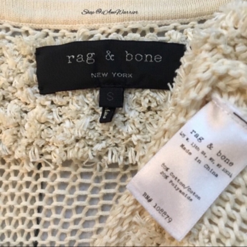 Rag & Bone textured stripe slouchy cotton-blend s… - image 7